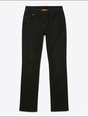 Tory Burch Women’s Black Straight-Leg Jeans Size 28